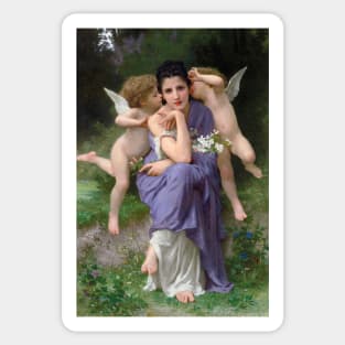 Chansons de Printemps by William-Adolphe Bouguereau Sticker